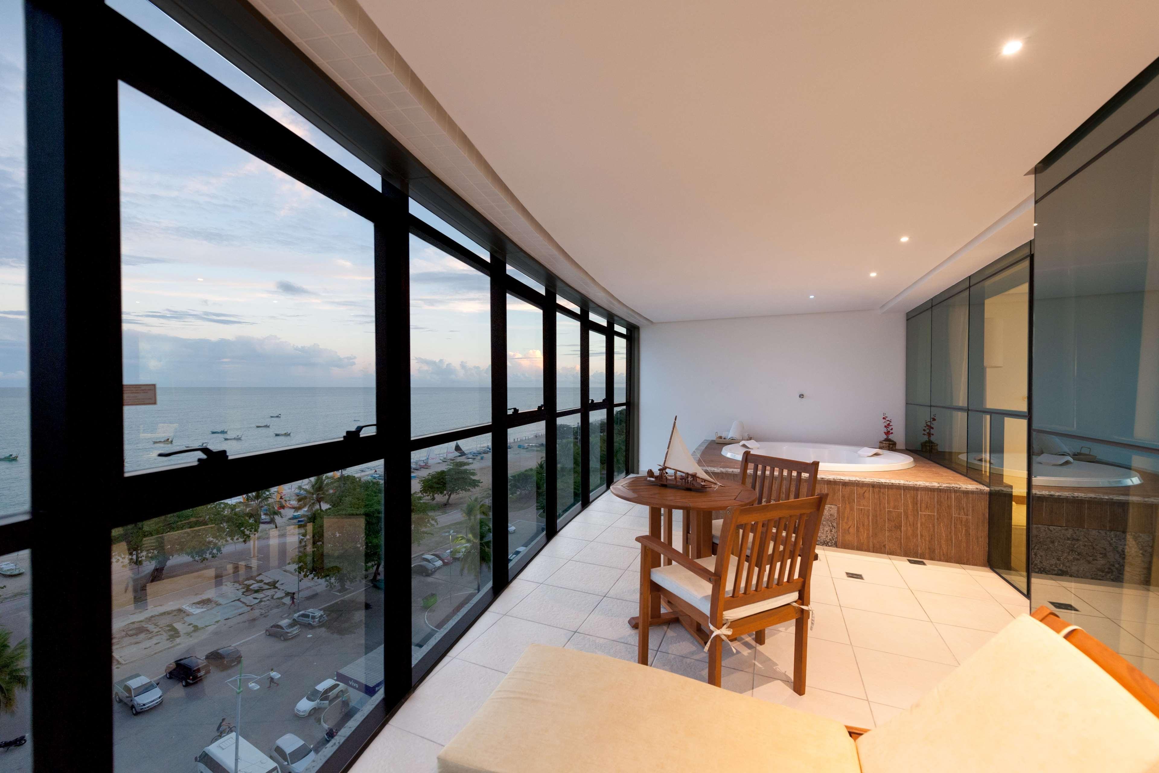 Best Western Premier Maceio Exteriör bild A view of the ocean from a suite at the hotel