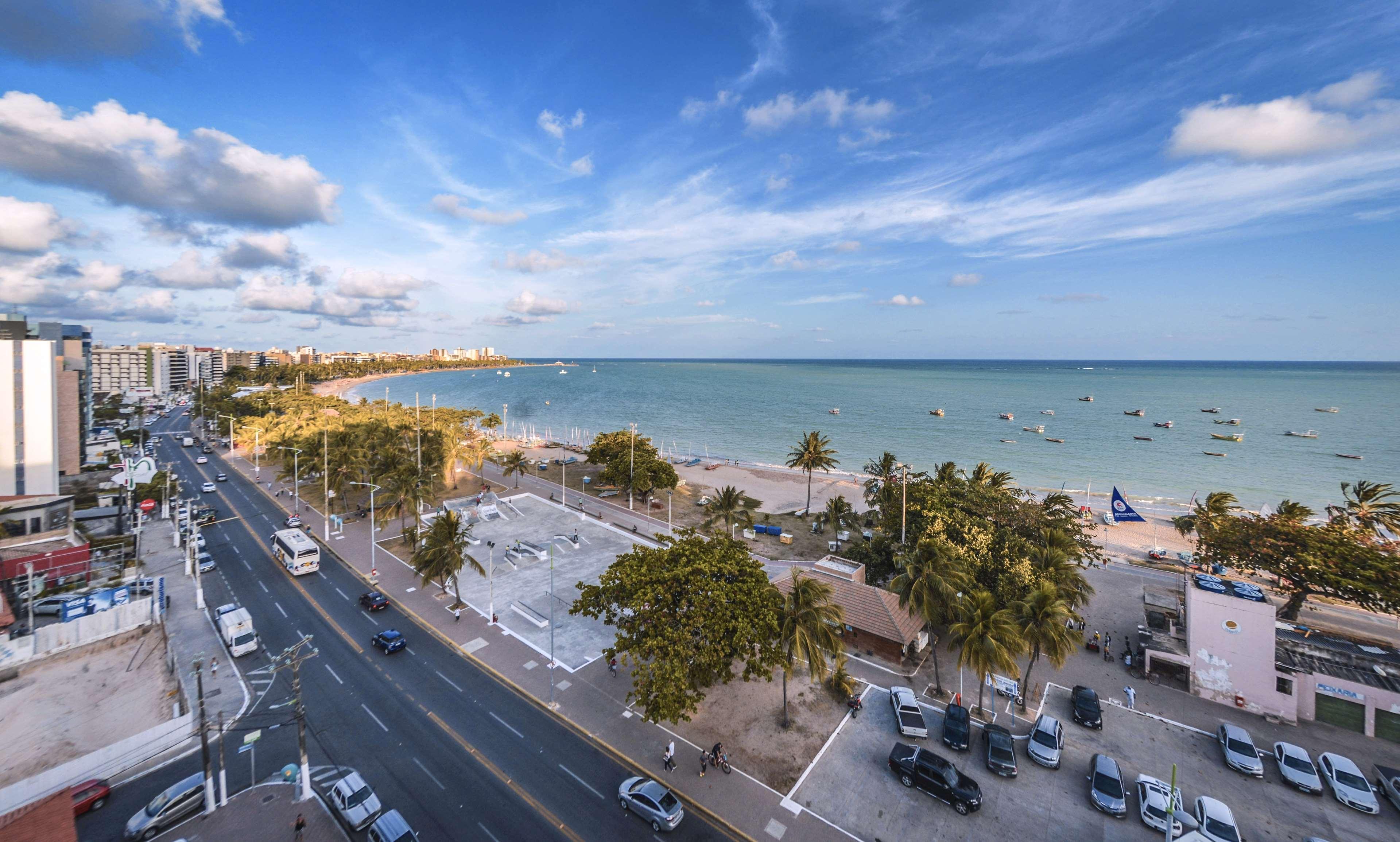 Best Western Premier Maceio Exteriör bild Aerial view of the bay